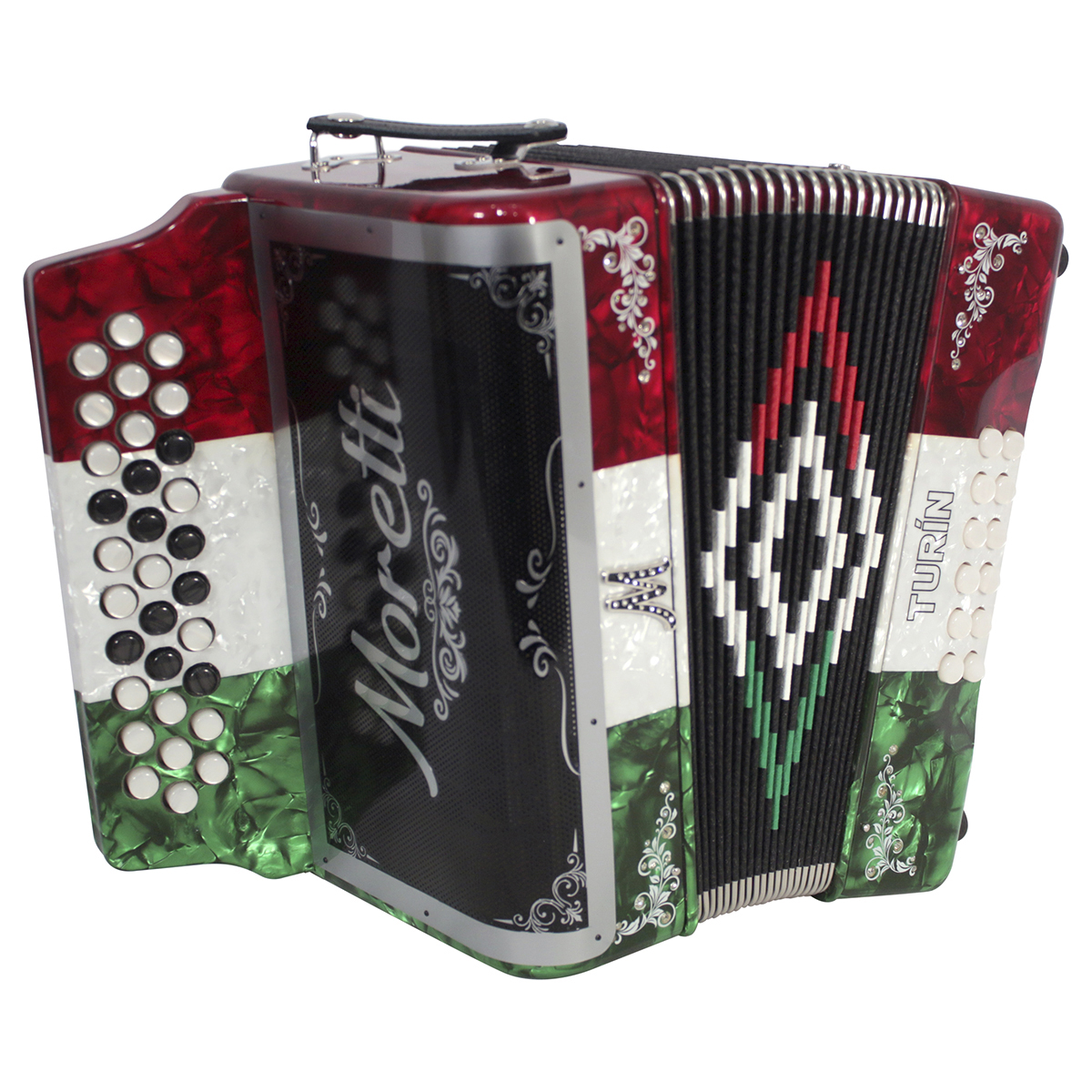 ACORDEON MORETTI BOT. MOD. TURIN GCF